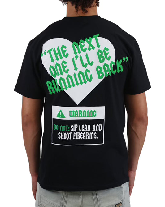 EVOL Double Cup Tee Black/Green