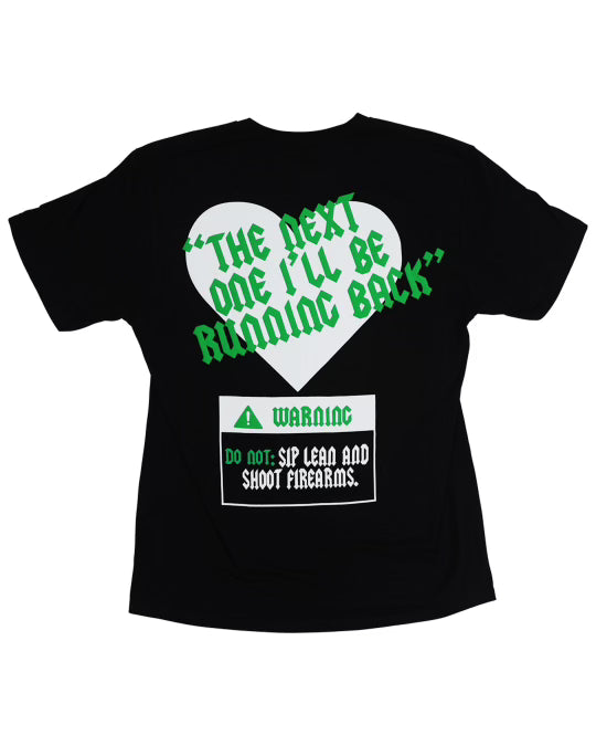 EVOL Double Cup Tee Black/Green