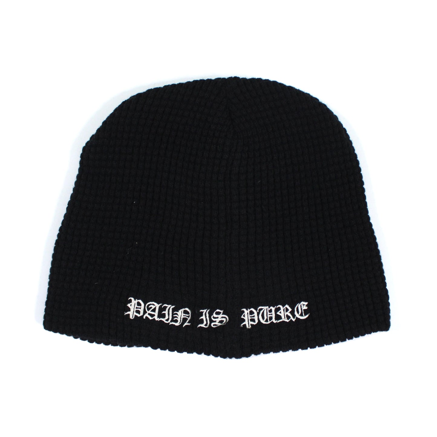 Pain Is Pure 'Pure' Logo Textured Beanie Black/Cream