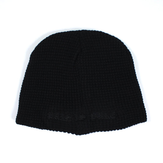 Pain Is Pure 'Pure' Logo Textured Beanie Black/Black
