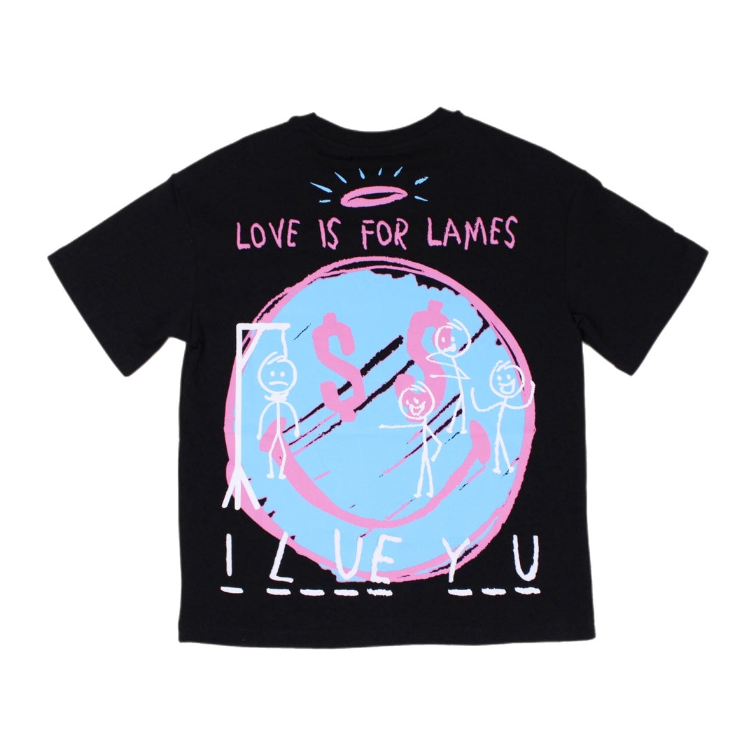 EVOL I BLAME YOU TEE BLACK/BLUE/PINK