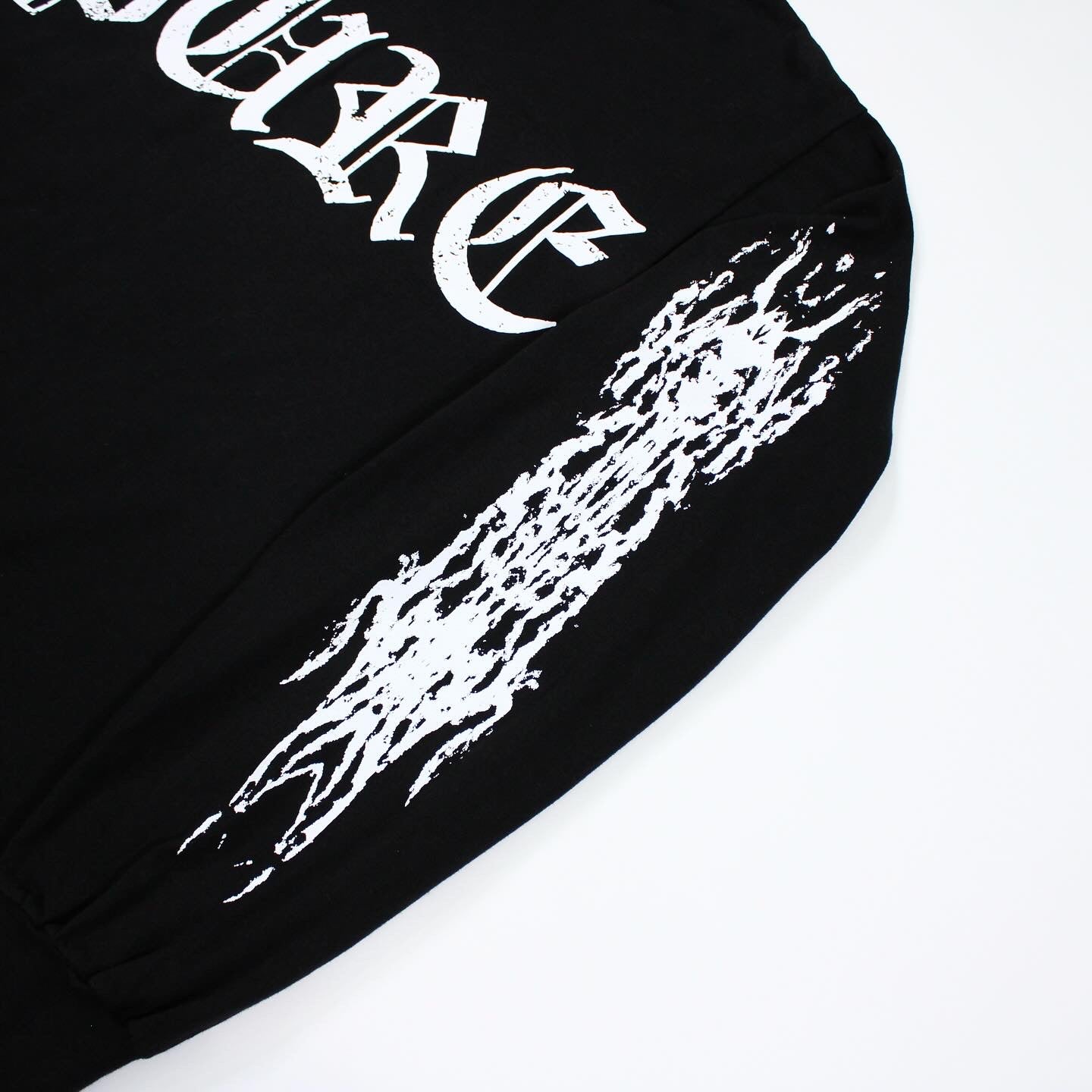 Pain Is Pure 'Pure' Praying Skeleton L/S Tee Black/Whtie