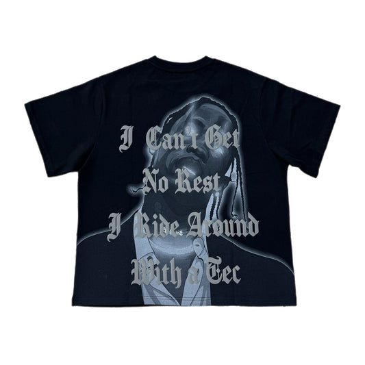 EVOL+VE "PARANOID" Heavy Tee Black/Grey