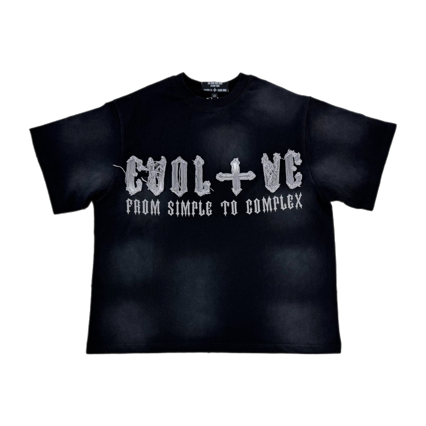 EVOL+VE From Simple to Complex Tee Washed Black