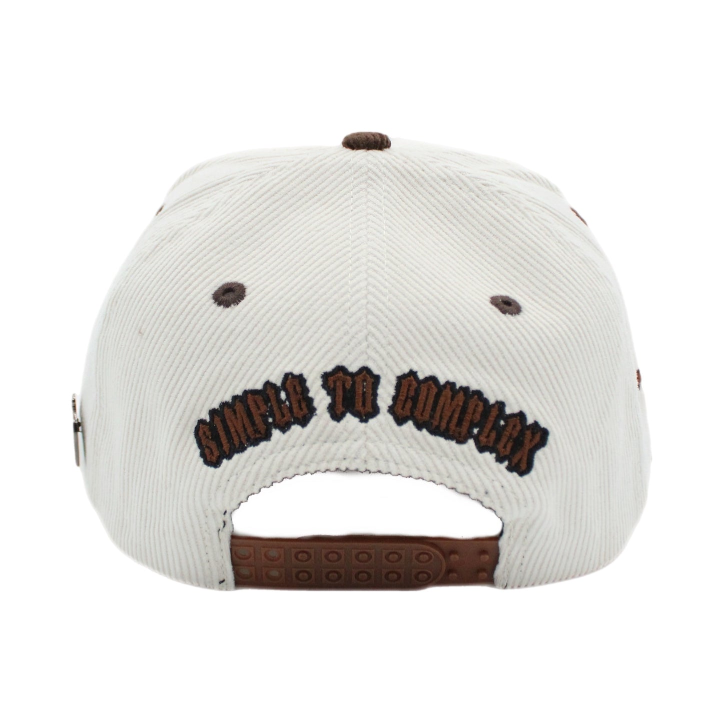 EVOL + VE CORDUROY TRUCKER HAT BROWN/CREAM