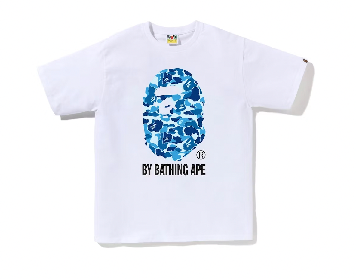 BAPE ABC Camo By Bathing Ape Tee (SS23) White/Blue