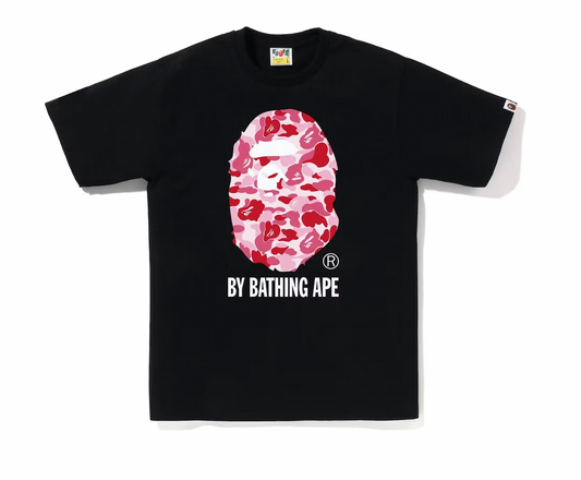 BAPE ABC Camo By Bathing Ape Tee (SS23) Black/Pink