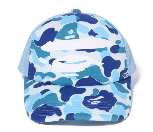 BAPE ABC Camo Ape Face Mesh Cap