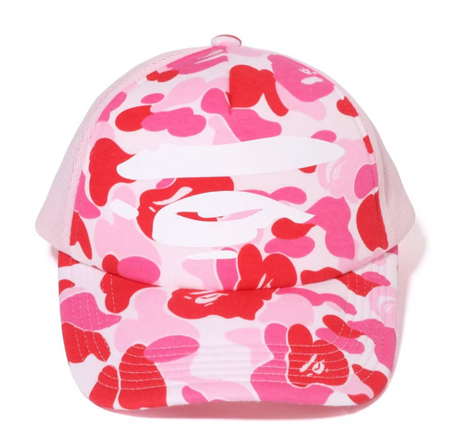 BAPE ABC Camo Ape Face Mesh Cap