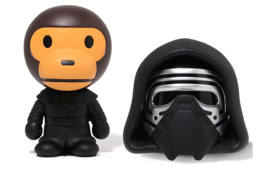 BAPE Star Wars x Baby Milo VCD Kylo Ren Figure Black