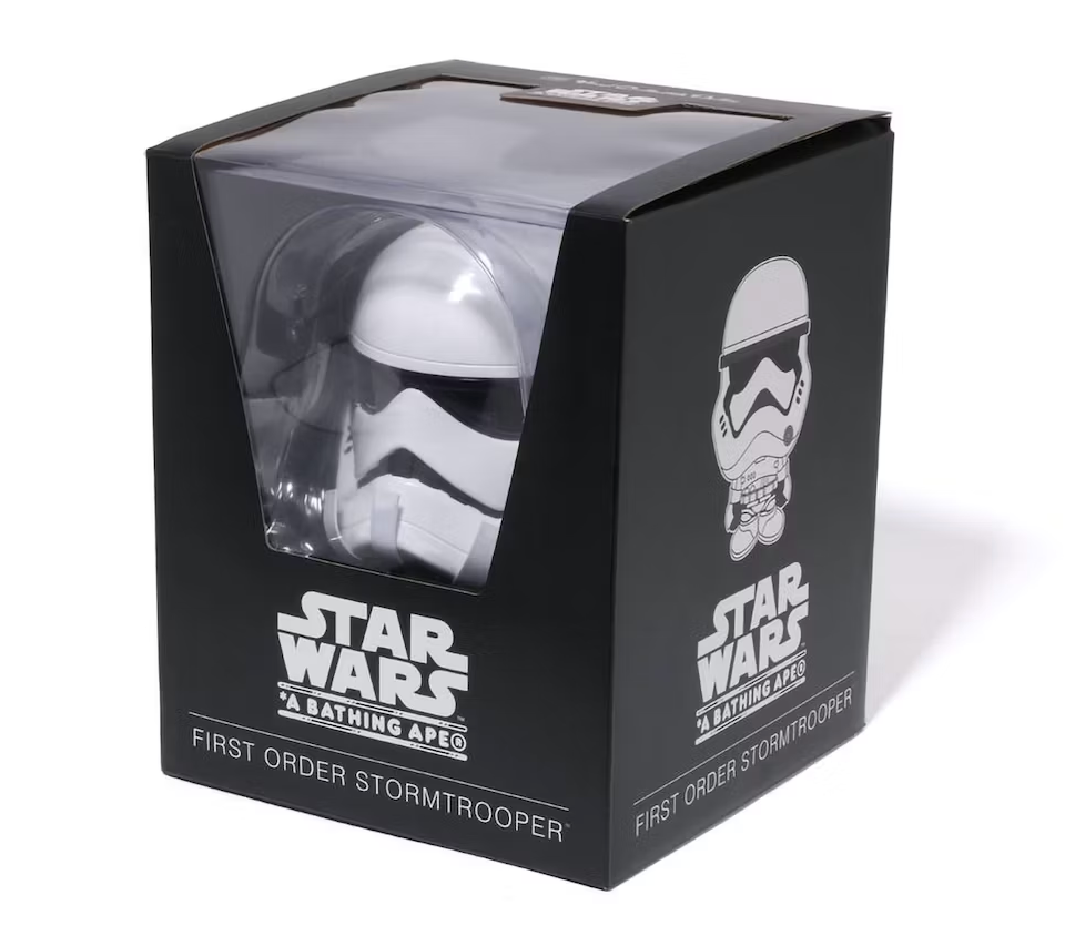 BAPE Star Wars x Baby Milo VCD First Order Stormtrooper Figure White