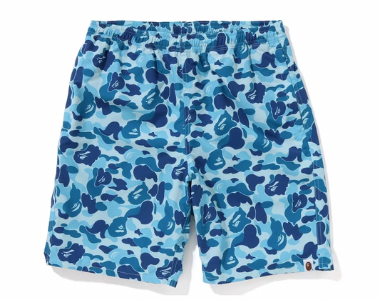 BAPE ABC Camo Beach Shorts (SS23) Blue