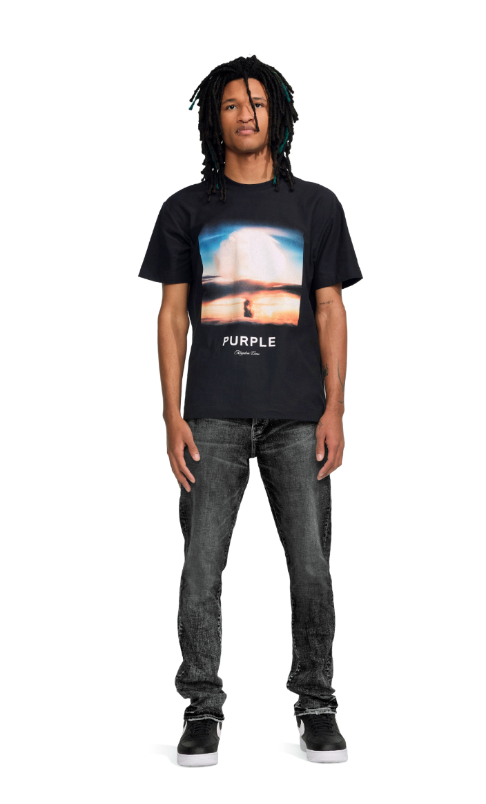 Purple Brand Vintage Washed Black Jeans