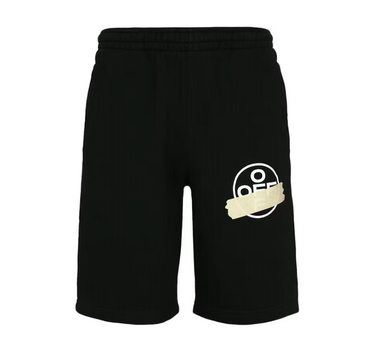 Off-White Tape Arrows Sweatshort Black/Beige