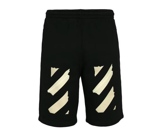 Off-White Tape Arrows Sweatshort Black/Beige