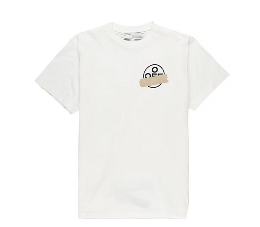 Off-White Slim Fit Tape Arrows T-shirt White/Beige