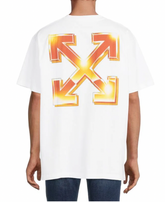 Off White Orange Metal Arrows Tee