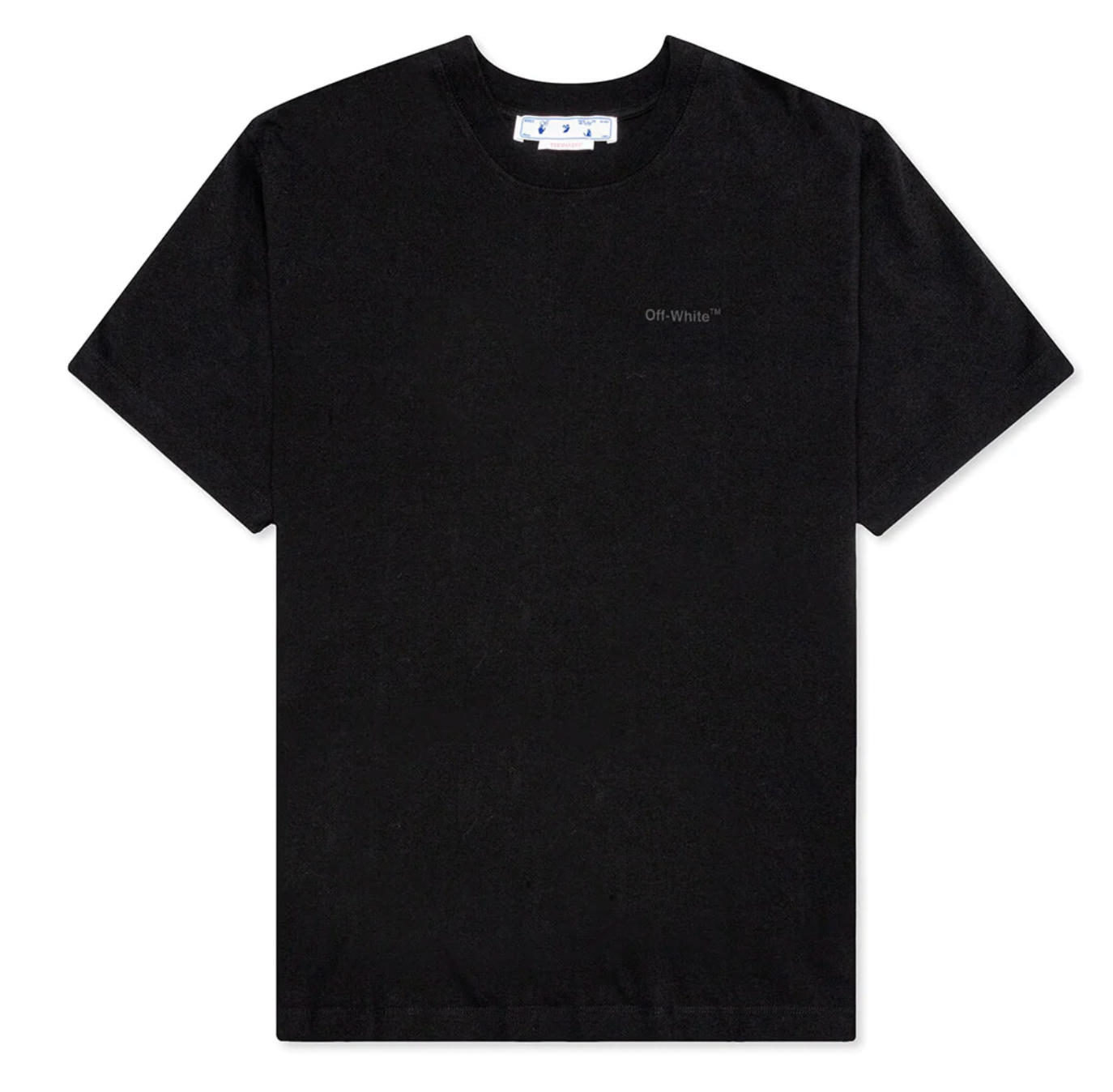 OFF-WHITE DIAG TAB SLIM S/S TEE BLACK/BLACK