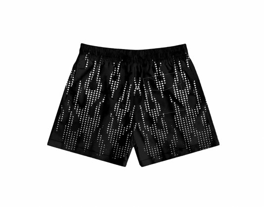 Purple Brand All Round Flame Short Black/White