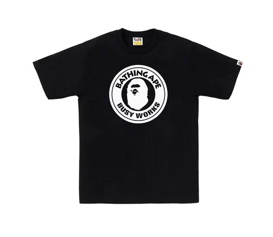 BAPE Bicolor Busy Works Tee Black