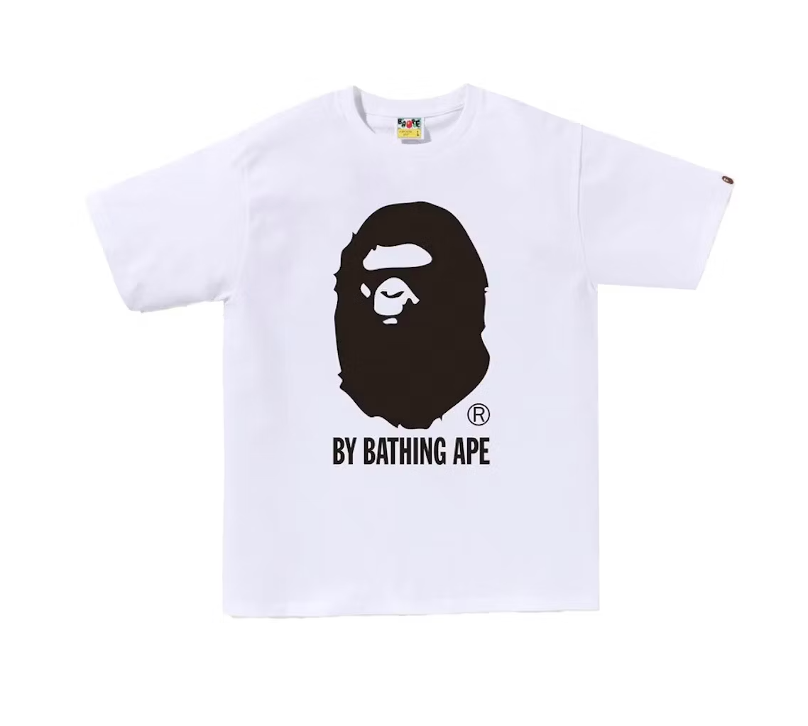BAPE Bicolor By Bathing Ape Tee White