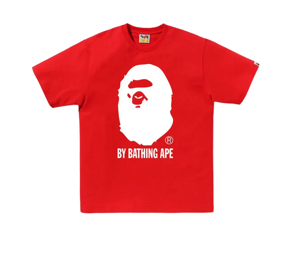 BAPE Bicolor By Bathing Ape Tee Red/White