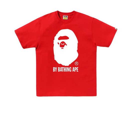 BAPE Bicolor By Bathing Ape Tee Red/White