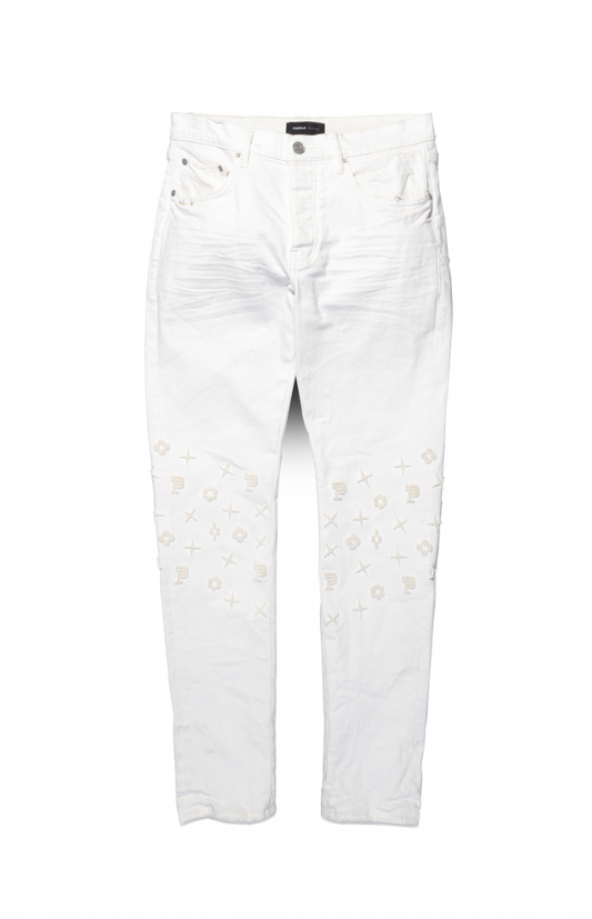 Purple Brand Tuffetage Monogram Jeans