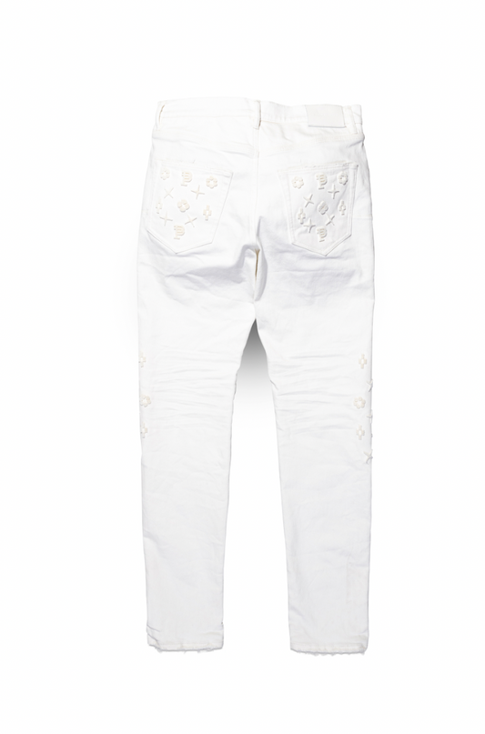 Purple Brand Tuffetage Monogram Jeans