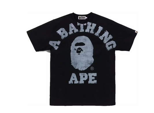BAPE Overprinted College Tee Black