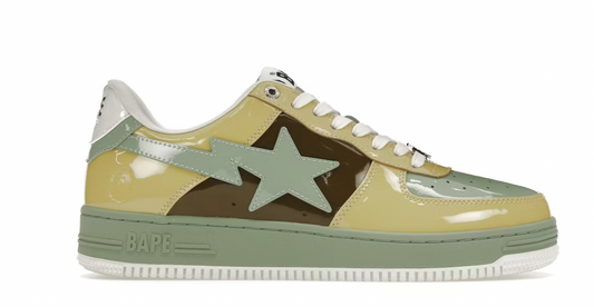 A Bathing Ape Bape Sta Nostalgic Yellow Green
