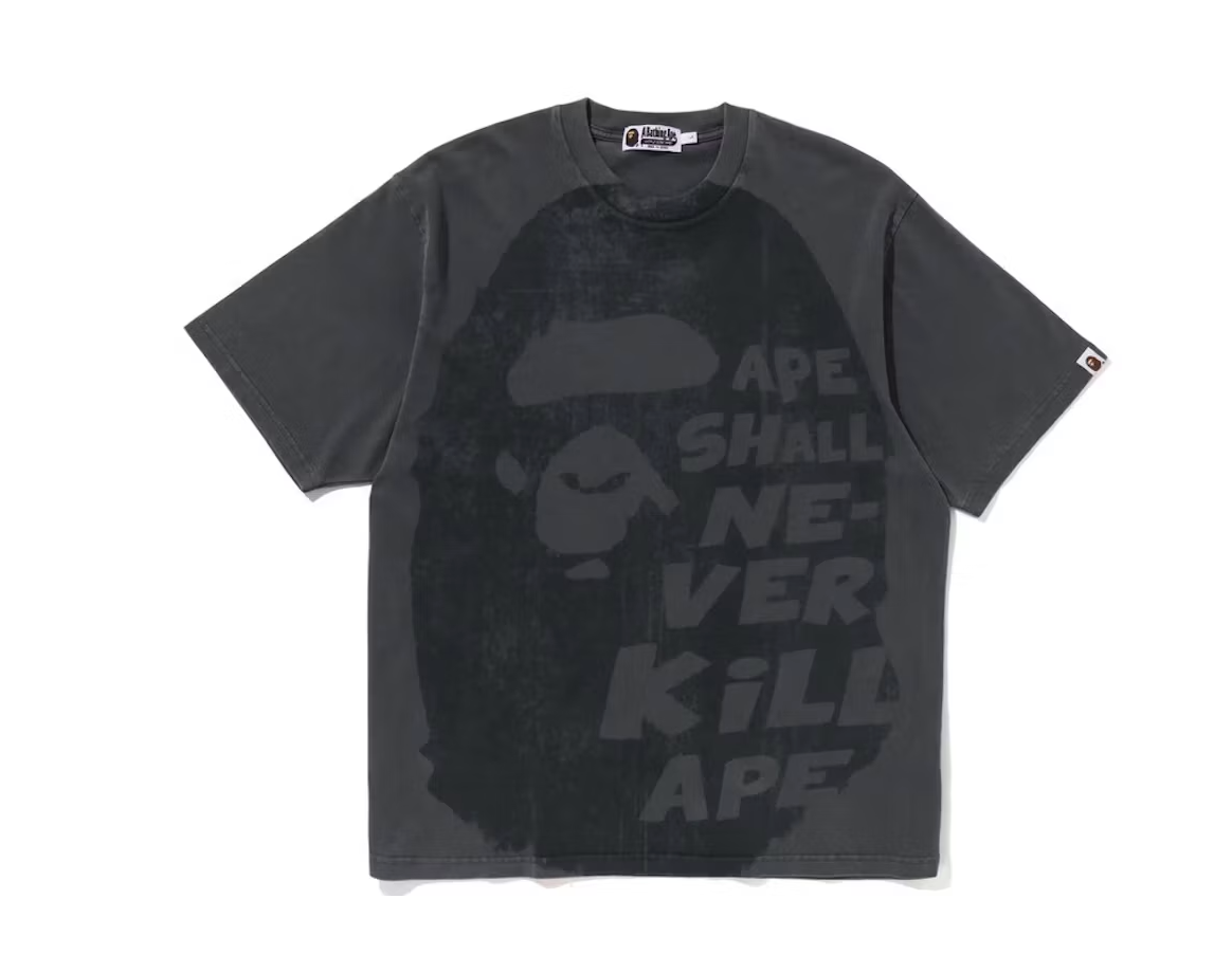 BAPE Big Ape Head Tee Black/Black
