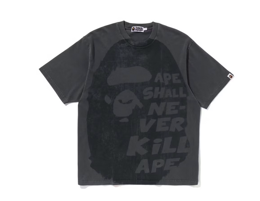BAPE Big Ape Head Tee Black/Black