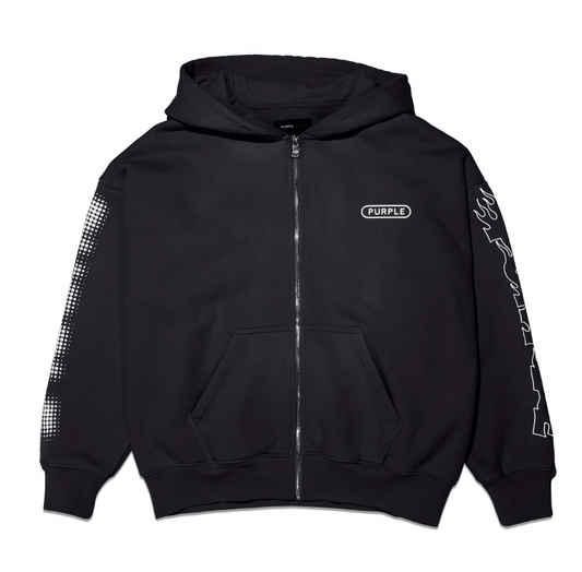 Purple Brand Hwt Fleece Full Zip Hoody