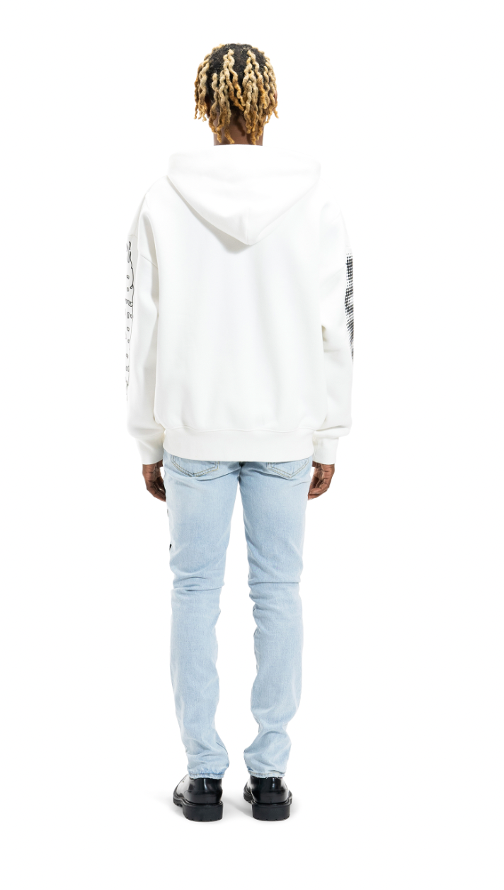 Purple Brand Flocked Painted Wordmark