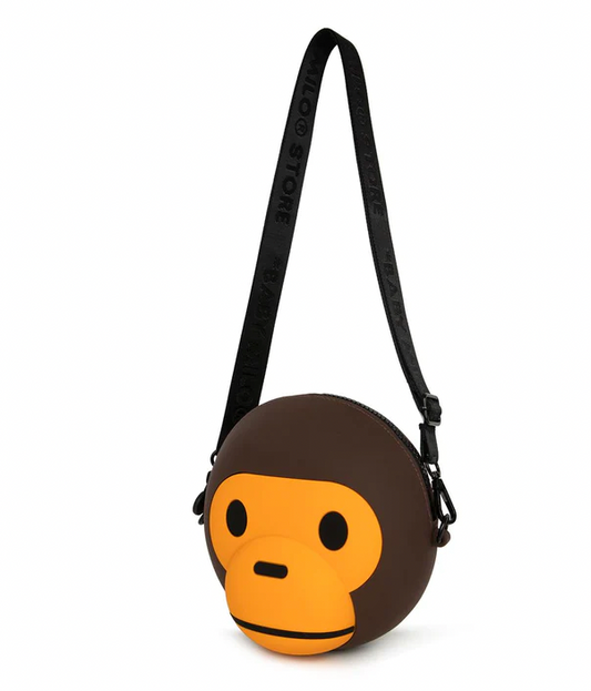 BAPE BABY MILO FACE CROSS BAG