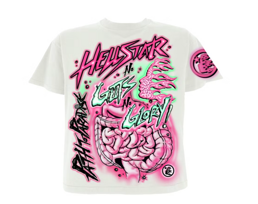 Hellstar No Guts No Glory T-Shirt White