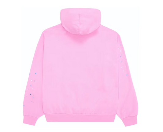 Sp5der OG Web Hoodie Pink