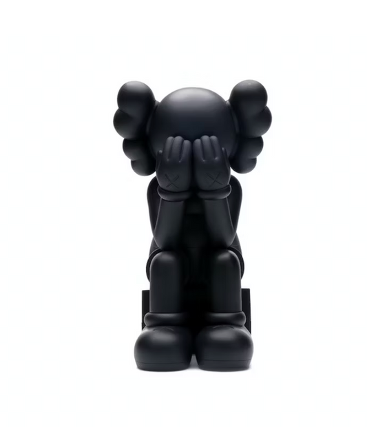 KAWS Passing Through Open Edition Vinyl Figure Black