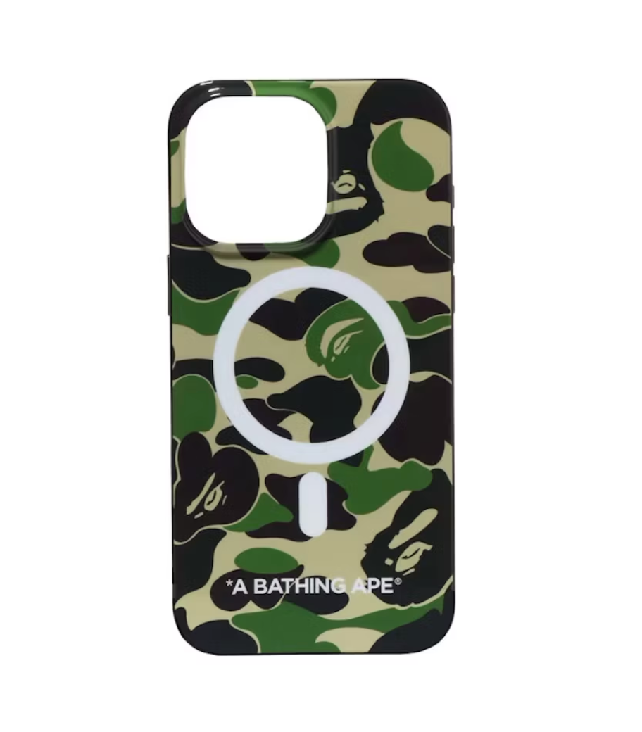 BAPE ABC Camo iPhone 15 Pro Max Case Green