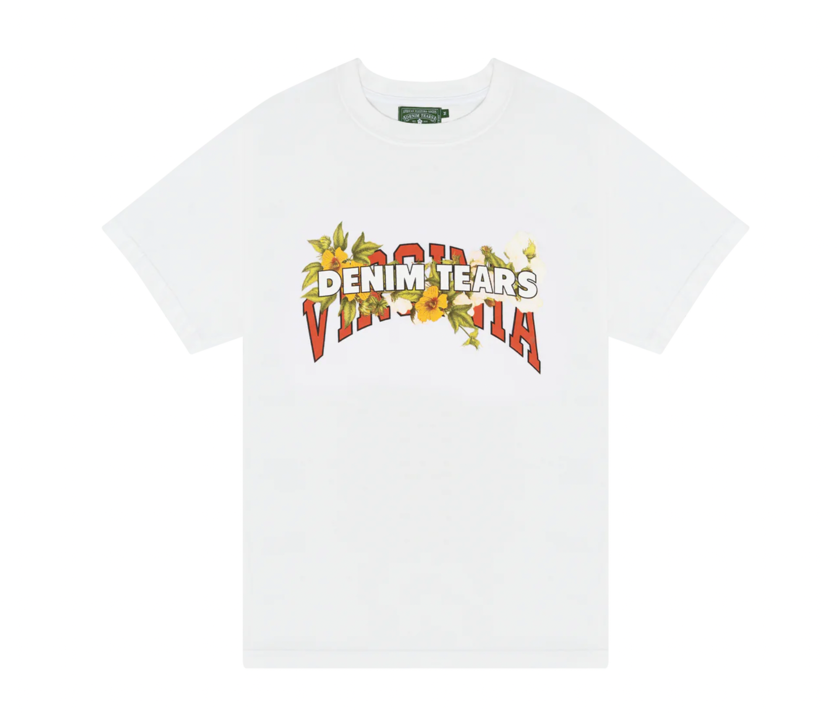 最新版XXL DENIM TEARS / Virginia TEE Tシャツ/カットソー(半袖/袖なし)