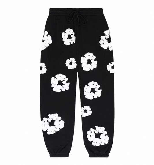 Denim Tears The Cotton Wreath Sweatpants Black