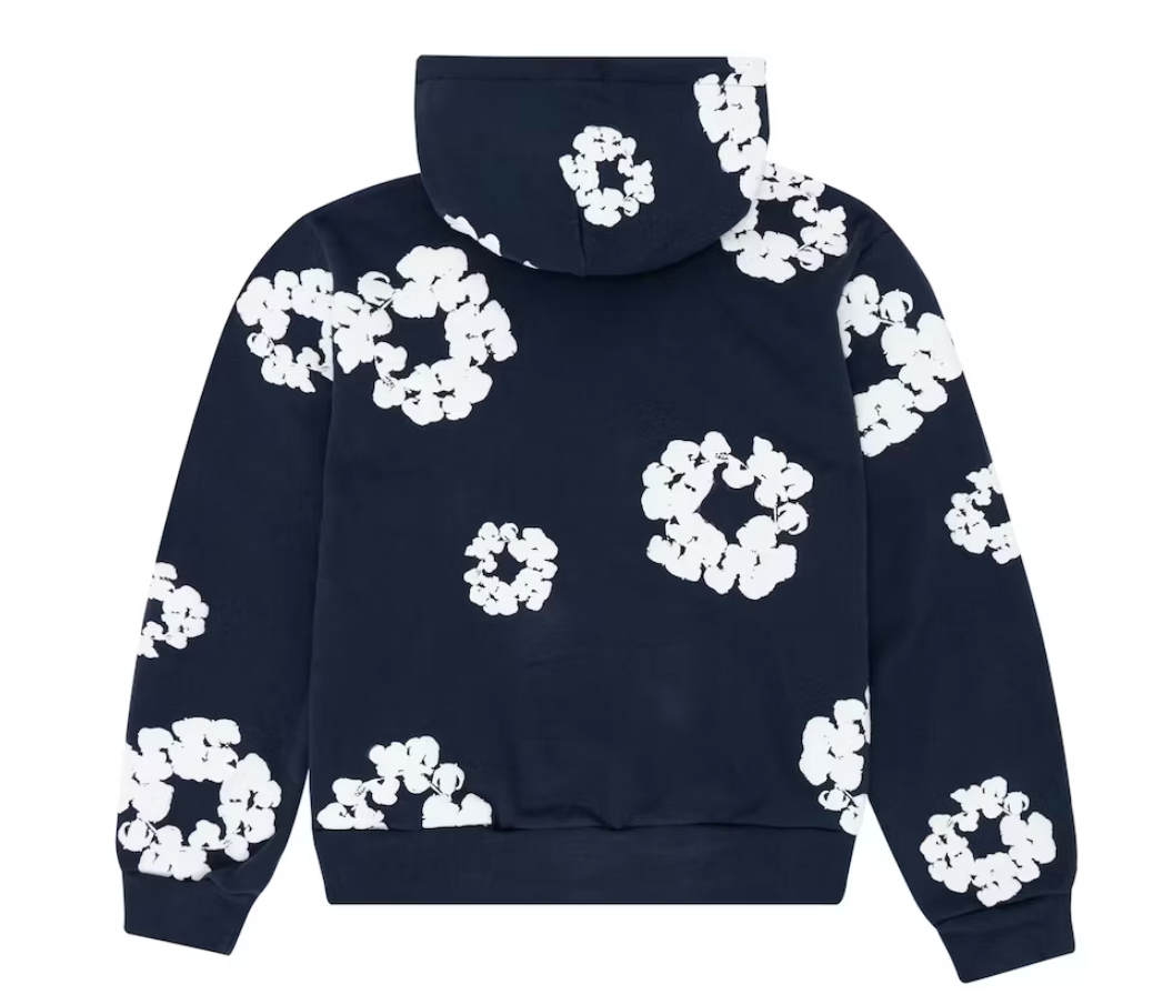 Denim Tears Cotton Wreath Sweatshirt Navy