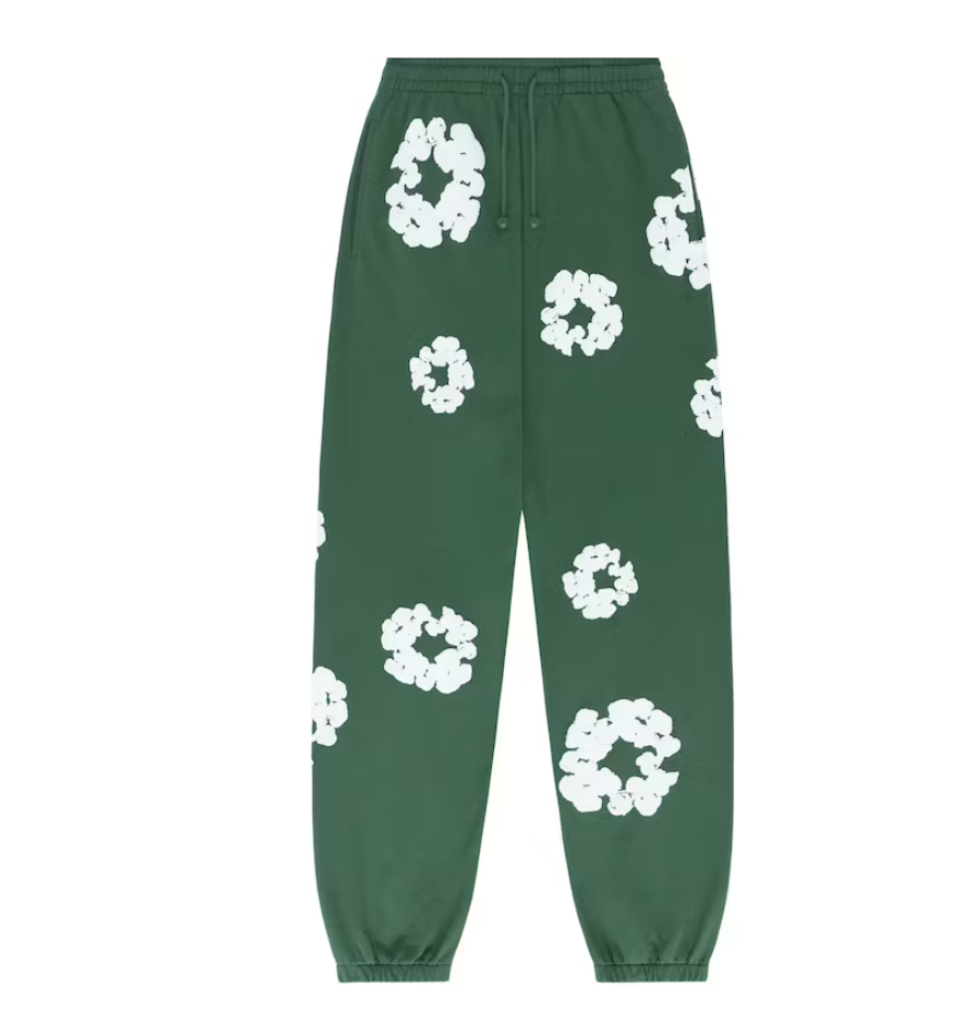 Denim Tears The Cotton Wreath Sweatpants Green – Upper Level 916