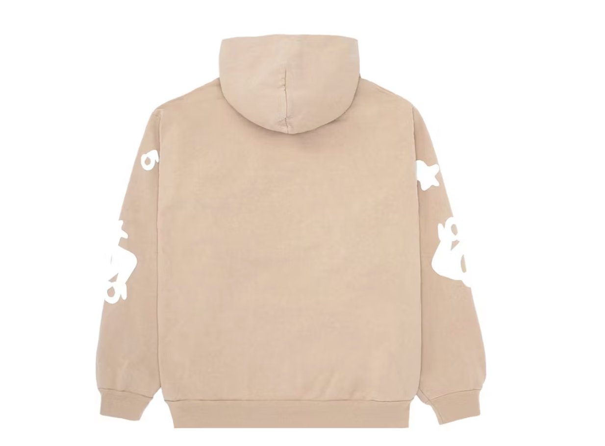 Sp5der Beluga Hoodie Sand