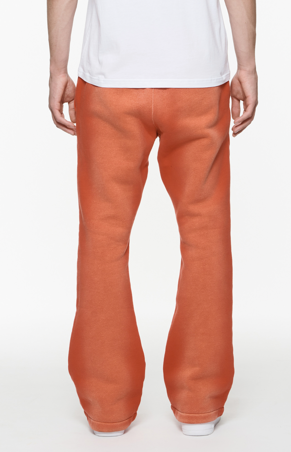 Purple Brand Hwt Fleece Flared Pant Red