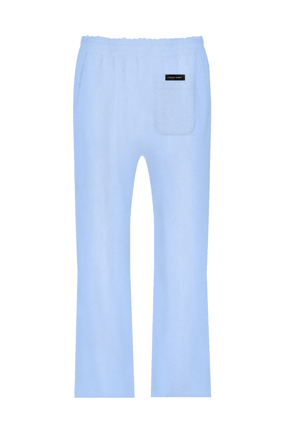 Purple Brand Hwt Fleece Flared Pant Blue and Yellow