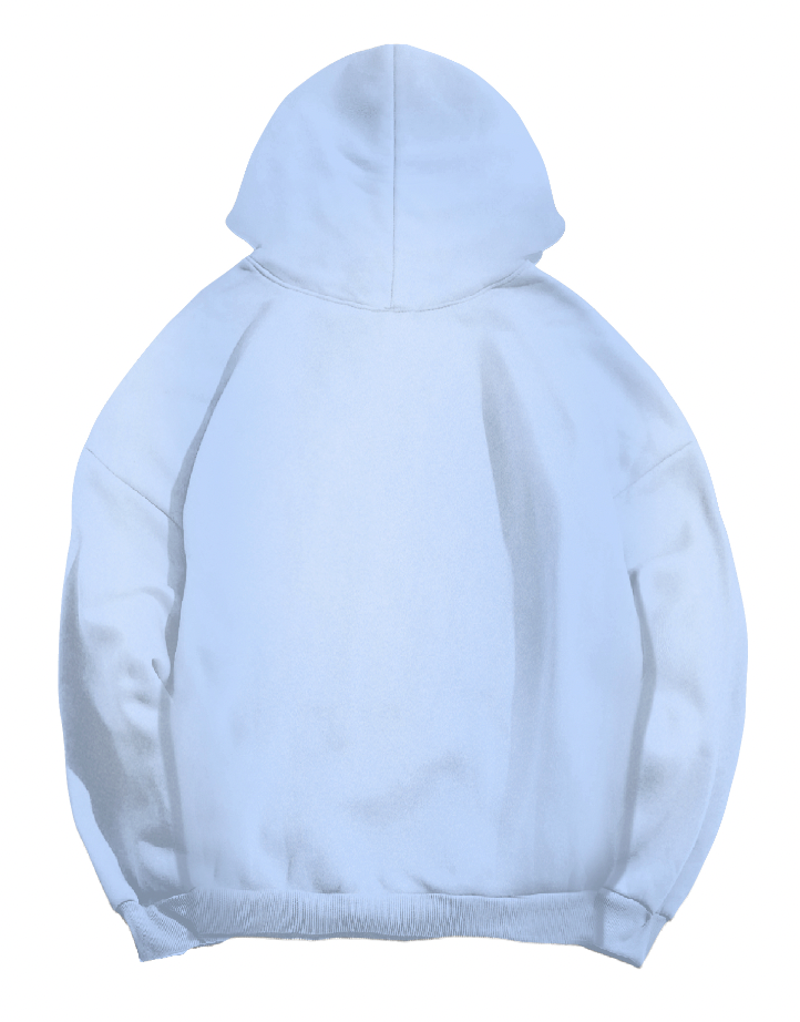 Purple Brand Hwt Fleece Full Zip Hoody Blue and Yellow