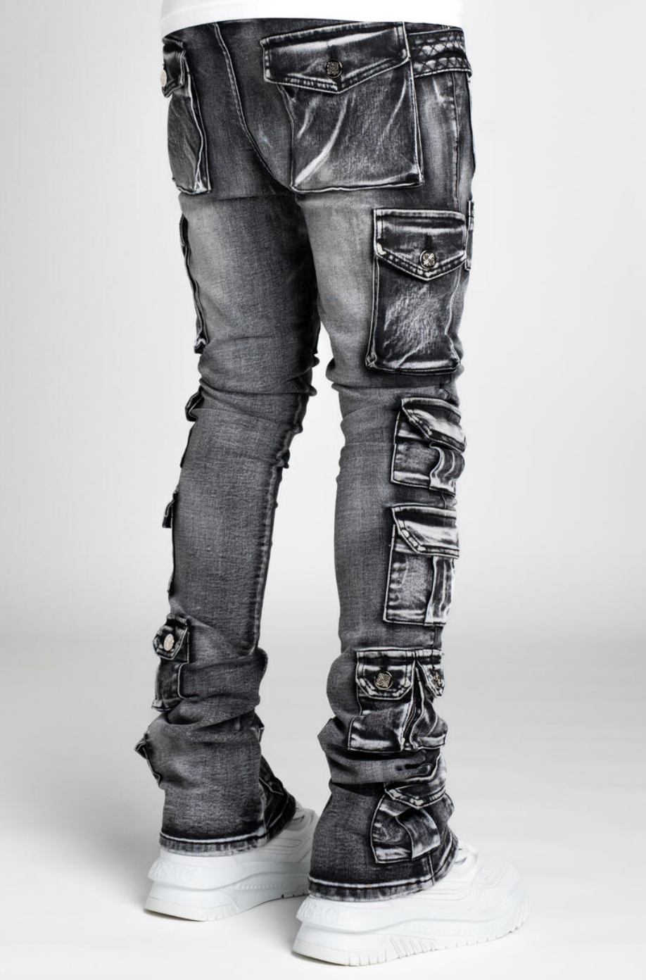 GUAPI Iron Grey Tactical Stacked Denim