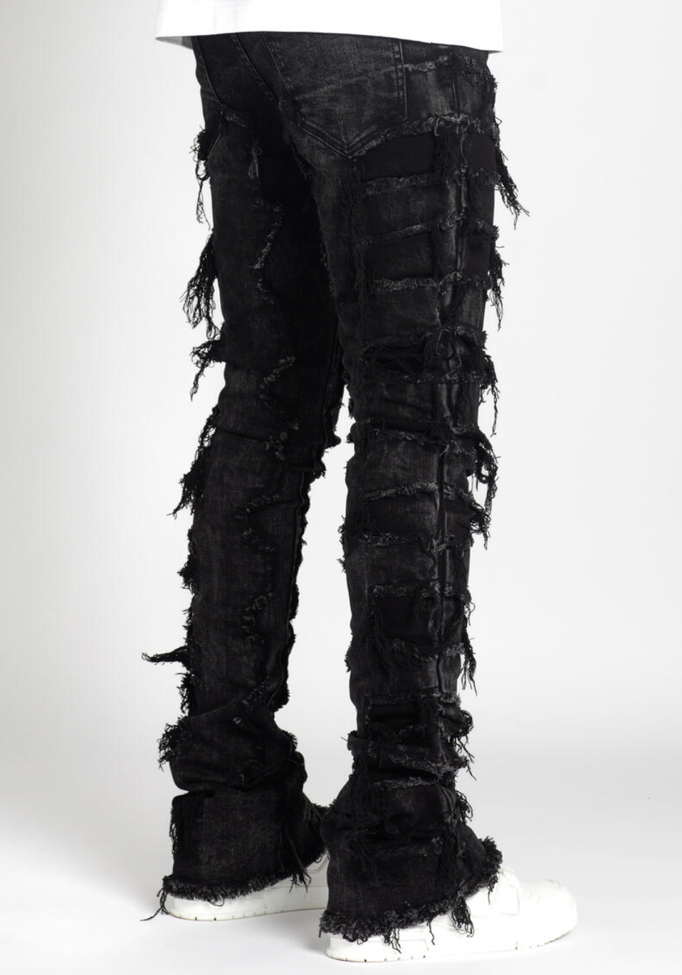 GUAPI Iron Grey Stacked Denim